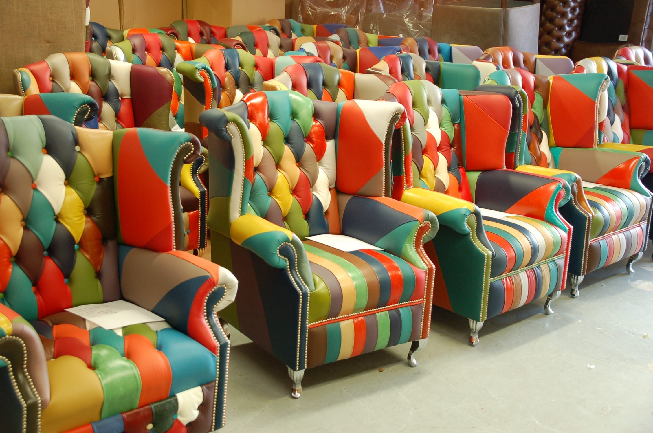dodelijk Beide Corroderen Multicolor stoel scrolwing cushion seat - Delta Chesterfield