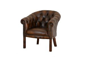 elegantie tub chair met vaste zitting