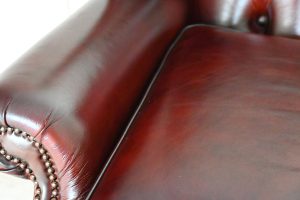 gebruikte chesterfield plainwing oorfauteuil