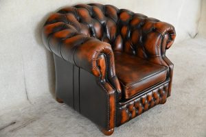 chesterfield low back chair model Mayfair met medium zit comfort