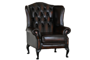 wing chair gebruikte chesterfield fauteuil