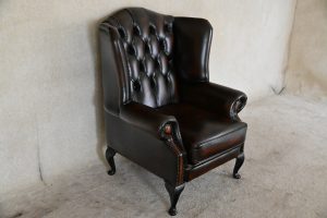 wing chair gebruikte chesterfield fauteuil