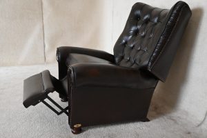 gebruikte chesterfield relax fauteuil zonder handels