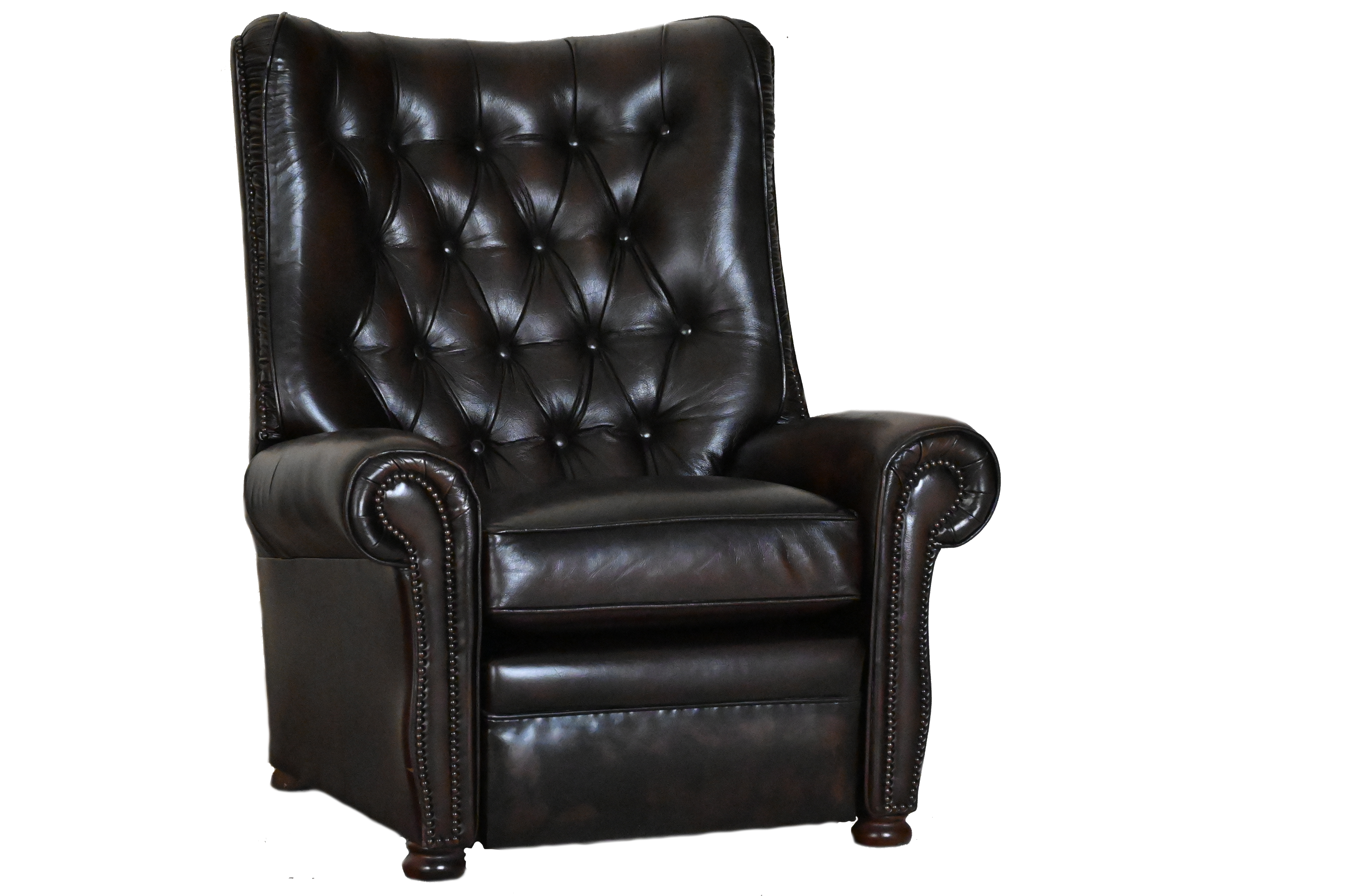 gebruikte chesterfield relax fauteuil zonder handels