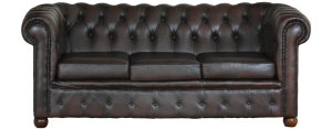 kleinere gebruikte chesterfield driezits bank