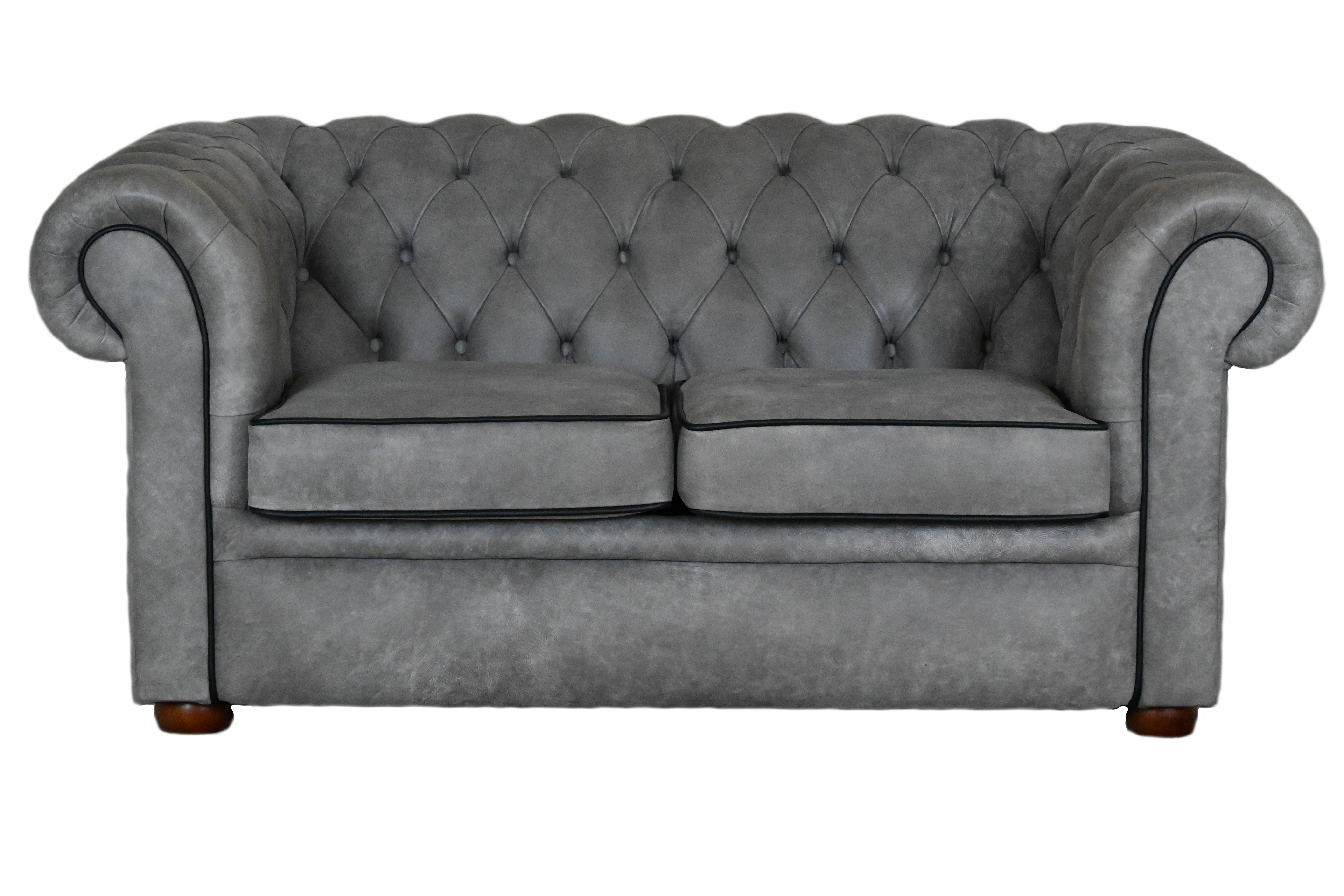 2-zits Chesterfield Bank Sandhurst - Luxe & Comfort - Tribe Light Grey-245088