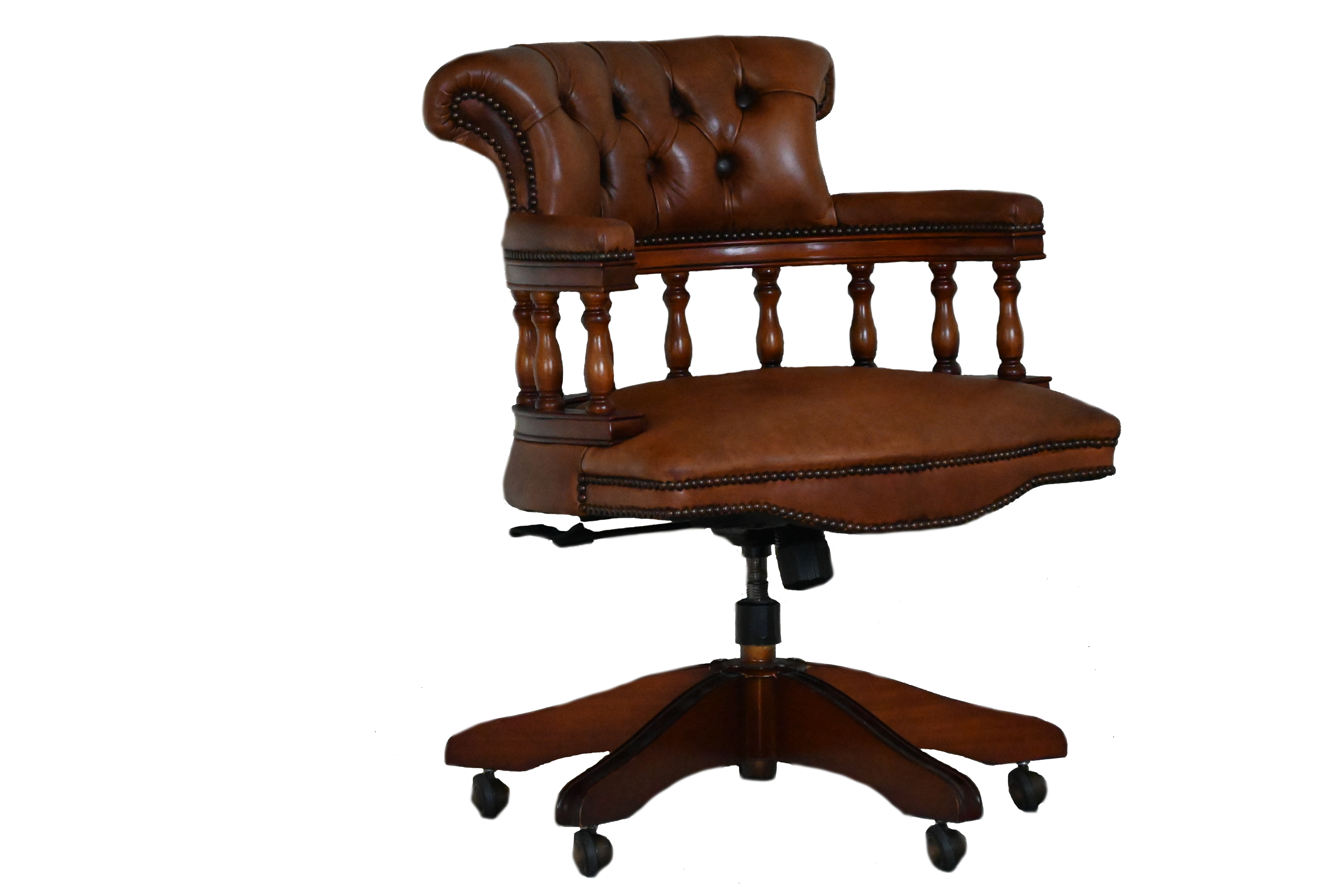 Ontdek de stijlvolle Captains Swivel in zeldzame caramelkleur. Deze bureaustoel biedt een combinatie van elegantie, comfort en verstelbaarheid. 245094