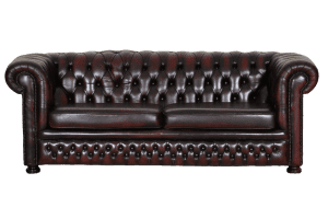 gebruikte Blenheim Chesterfield 3-zitsbank met gebogen rug 234662