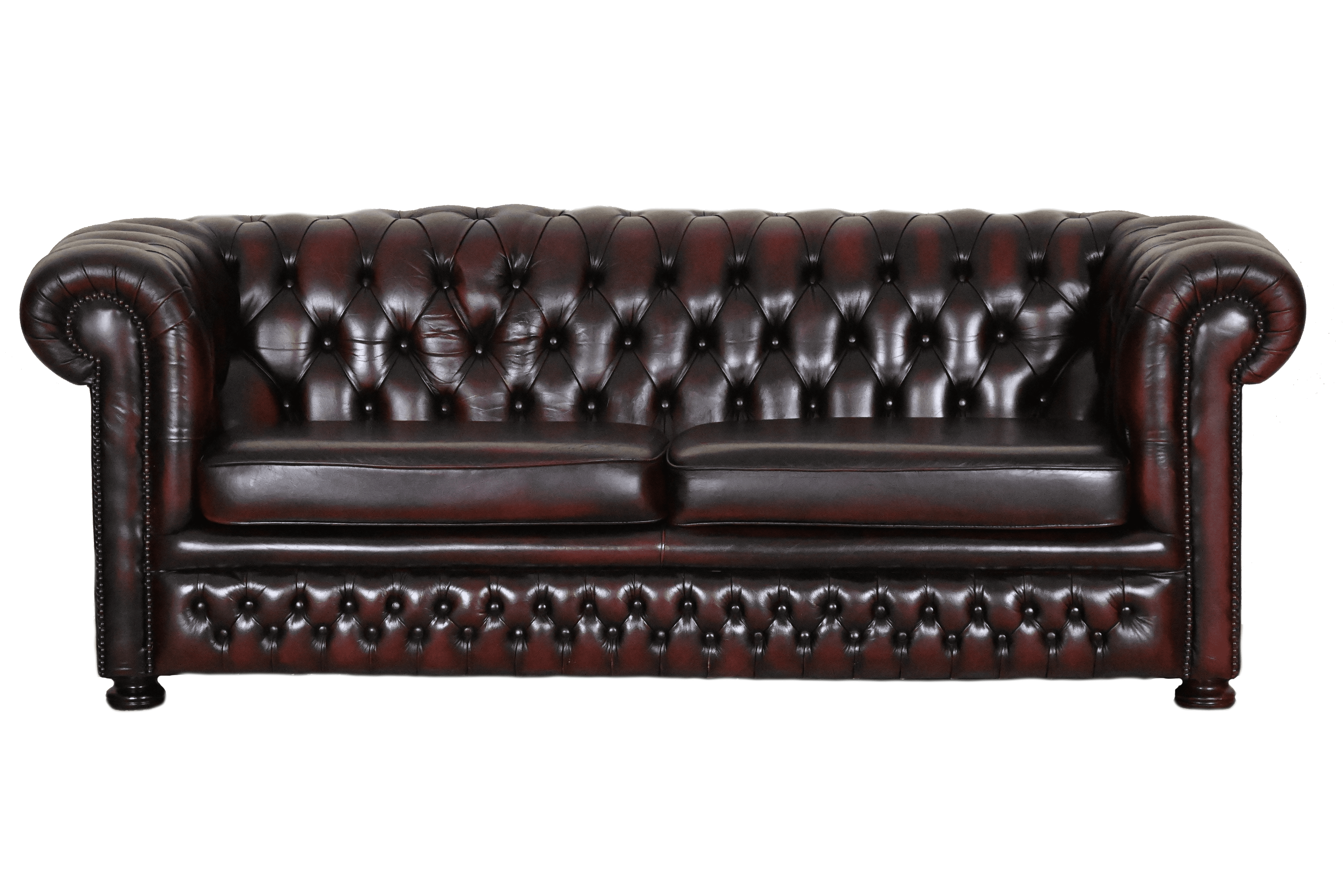 gebruikte Blenheim Chesterfield 3-zitsbank met gebogen rug 234662