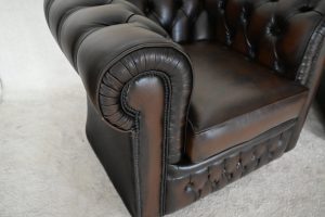 Luxe Chesterfield Lowback Fauteuil Ambassador- verhuurd geweest– Nu voor €1295 | Delta Chesterfield