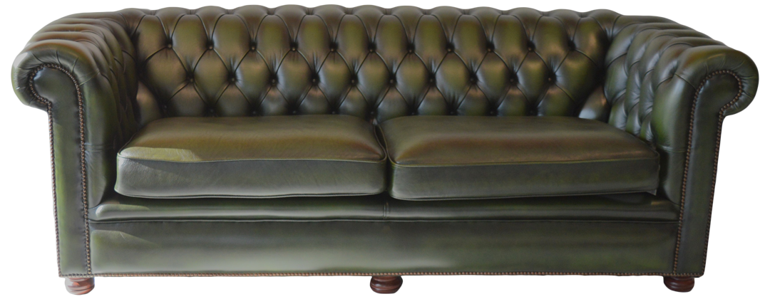 Ontdek de luxe van onze 3-zits Chesterfield bank in Olive Green. Een tijdloos design met optimaal zitcomfort en duurzame kwaliteit.#14215