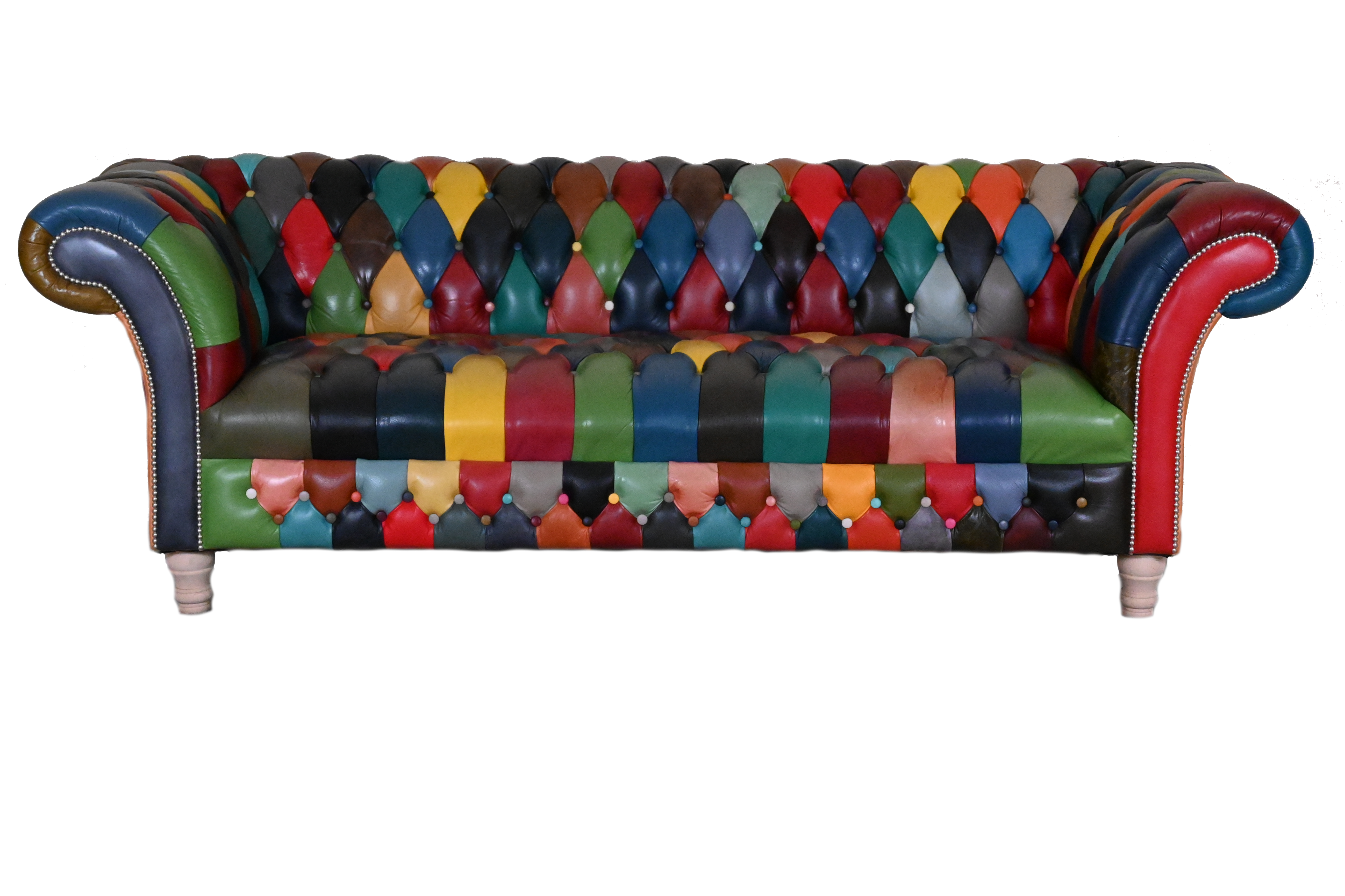 Ontdek de bijna nieuwe Multicolour Chesterfield Hensford! Engels vakmanschap, uniek design, medium zitcomfort en een aantrekkelijke prijs. #245095