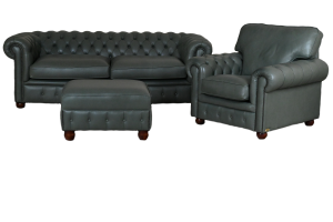 Ontek de prachtige Chesterfield set in Plain Color Forres Green. Verkrijgbaar als complete set of losse items. Hoogwaardige kwaliteit, elegant design.