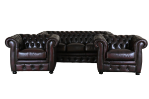 Ervaar comfort en stijl met deze Chesterfield 3+1+1-set. Medium rug ondersteuning, zachte zitkussens en vernieuwde top en interieurs