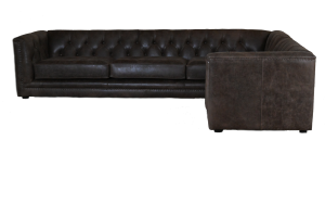 Premium traditionele Chesterfield hoekbank Burton koop je bij Delta Chesterfield √ Hoogwaardige kwaliteit √ maatvoering naar eigen wens. Informeer in de winkel.