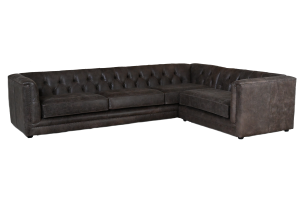 Premium traditionele Chesterfield hoekbank Burton koop je bij Delta Chesterfield √ Hoogwaardige kwaliteit √ maatvoering naar eigen wens. Informeer in de winkel.