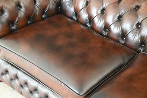 Chesterfield 3-zits bank in antique Brown